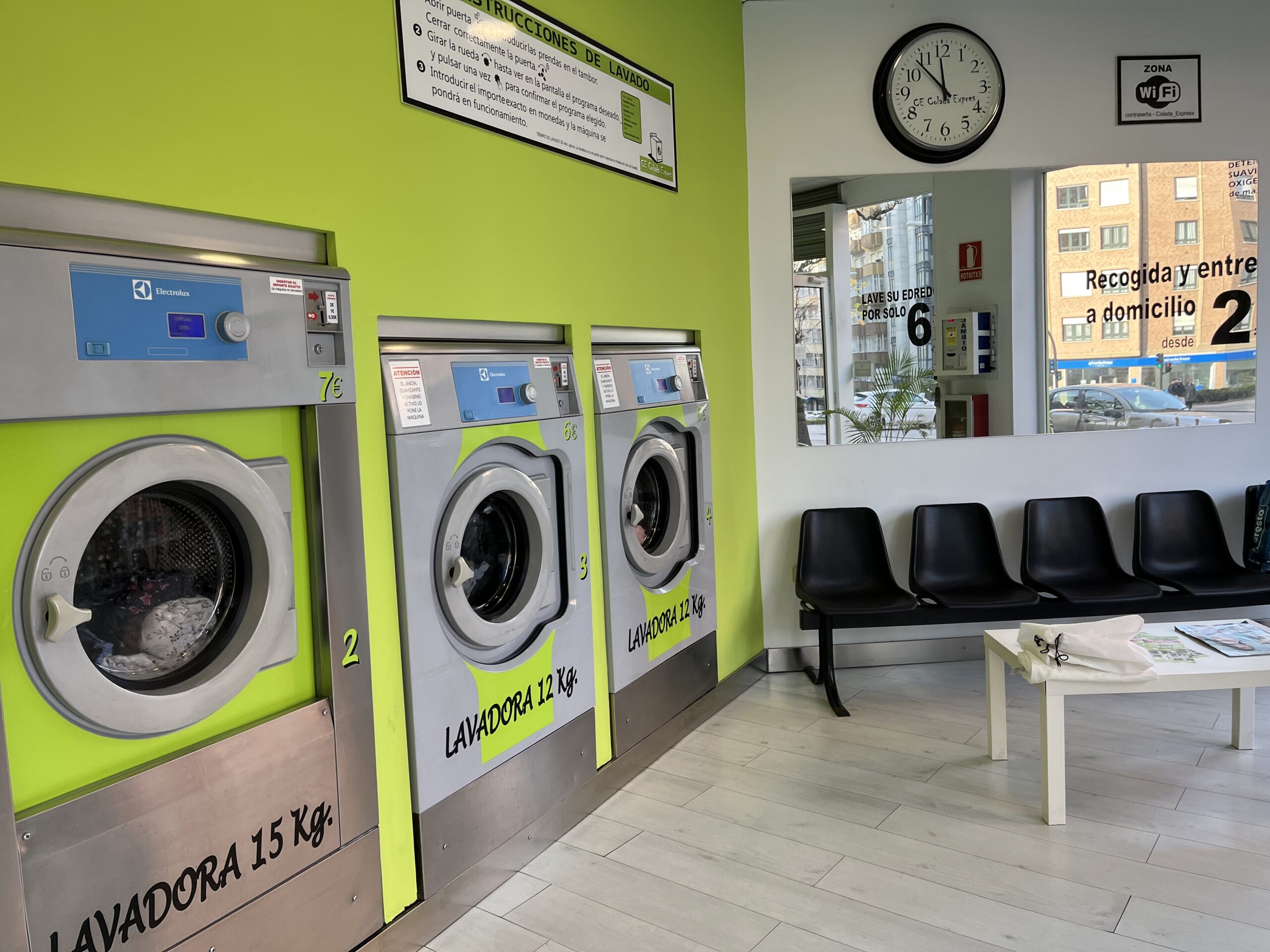Lavandería automática en Avilés