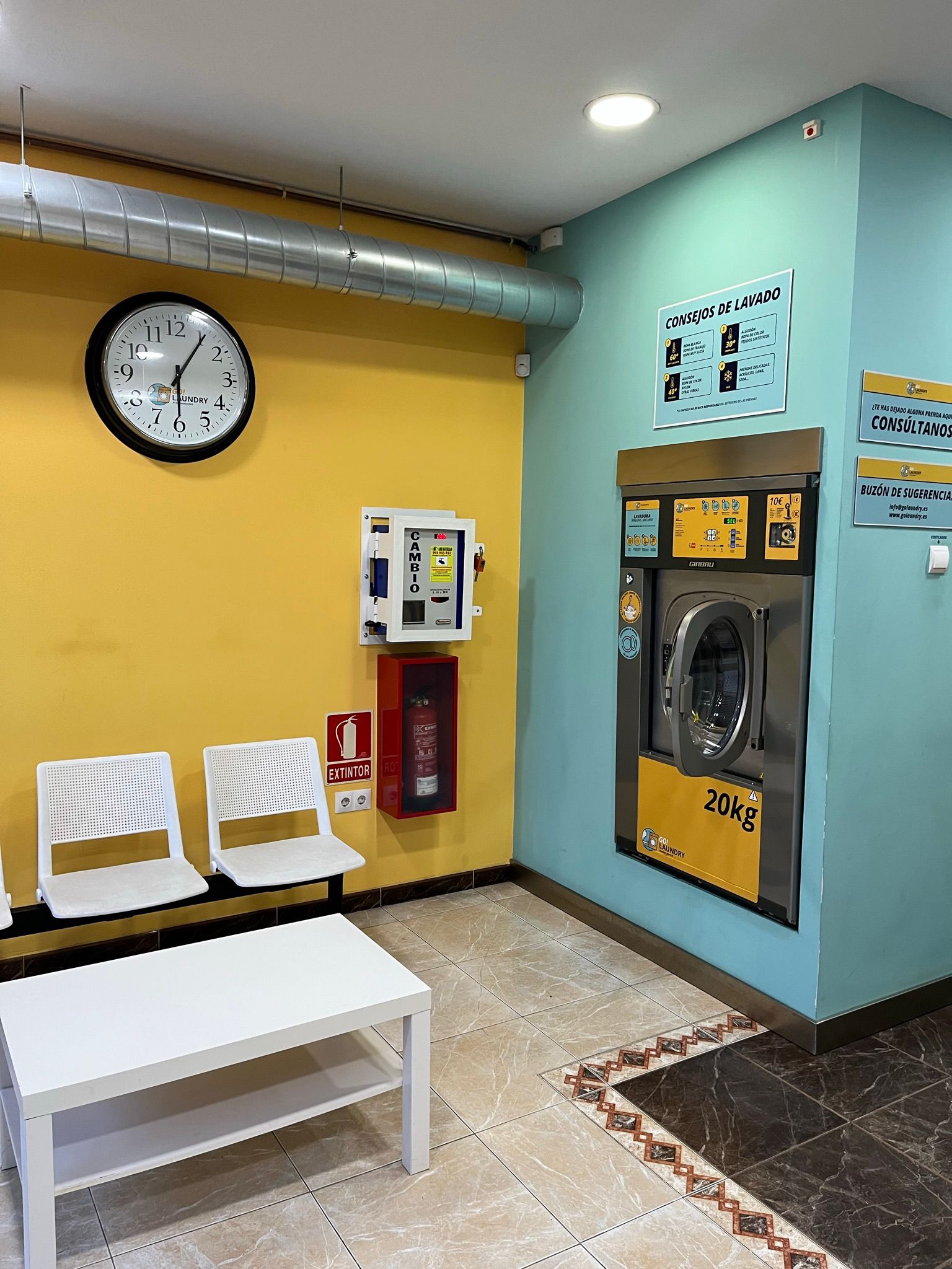 Lavandería autoservicio en Las Vegas (Castrillón) - Go! Laundry