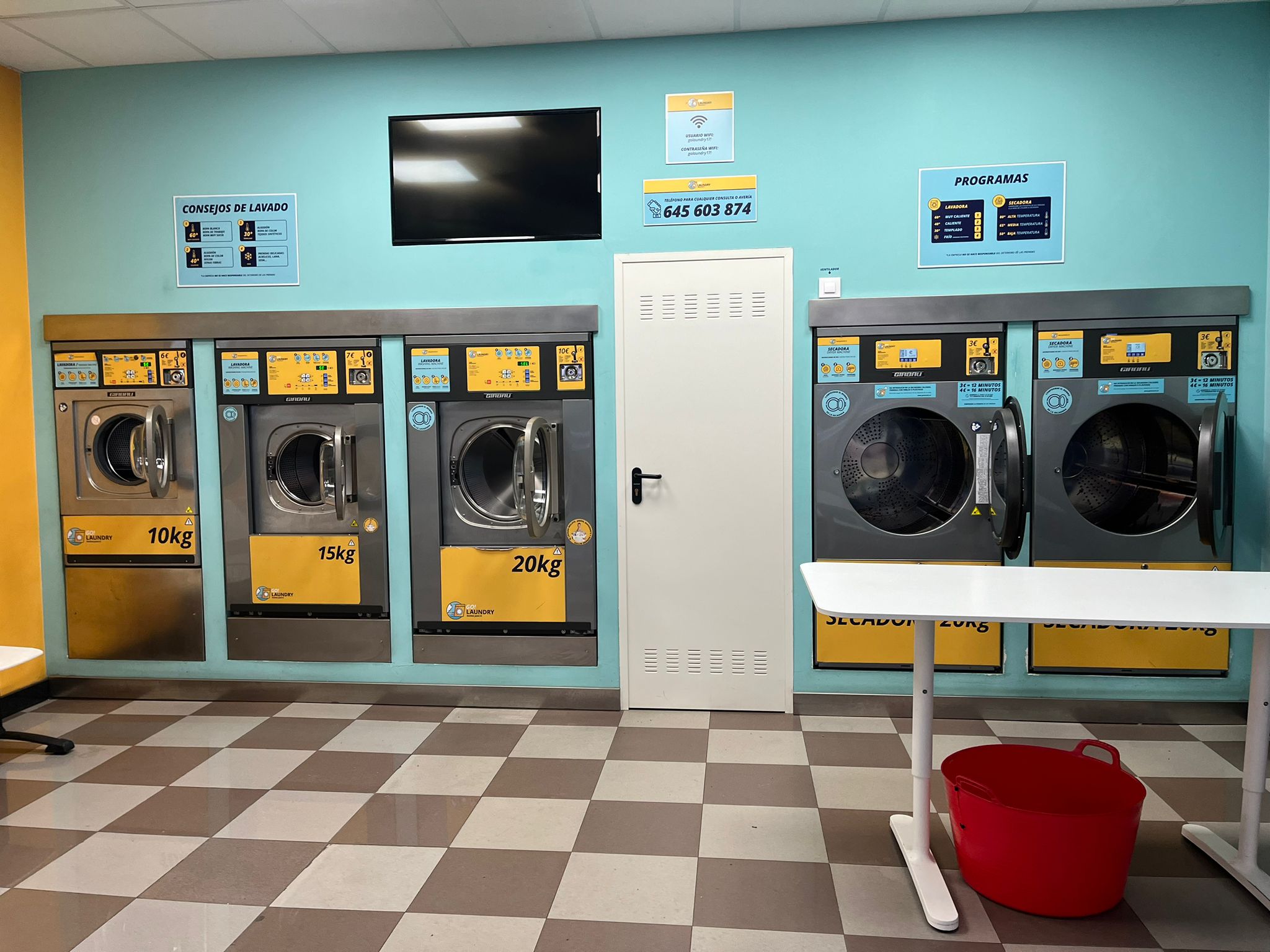 Lavandería automática en Corvera (Las Vegas) - Go! Laundry